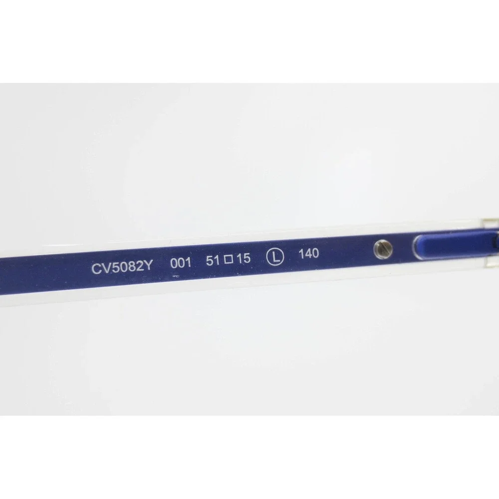Converse Kids Eyeglasses CV5082Y 001 Black Blue Clear Rectangular Frames